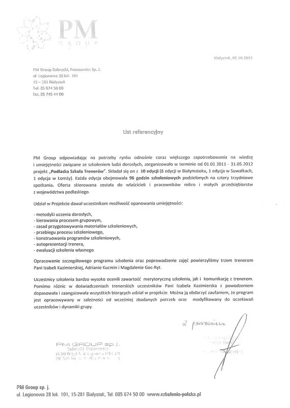 Skan referencji PST